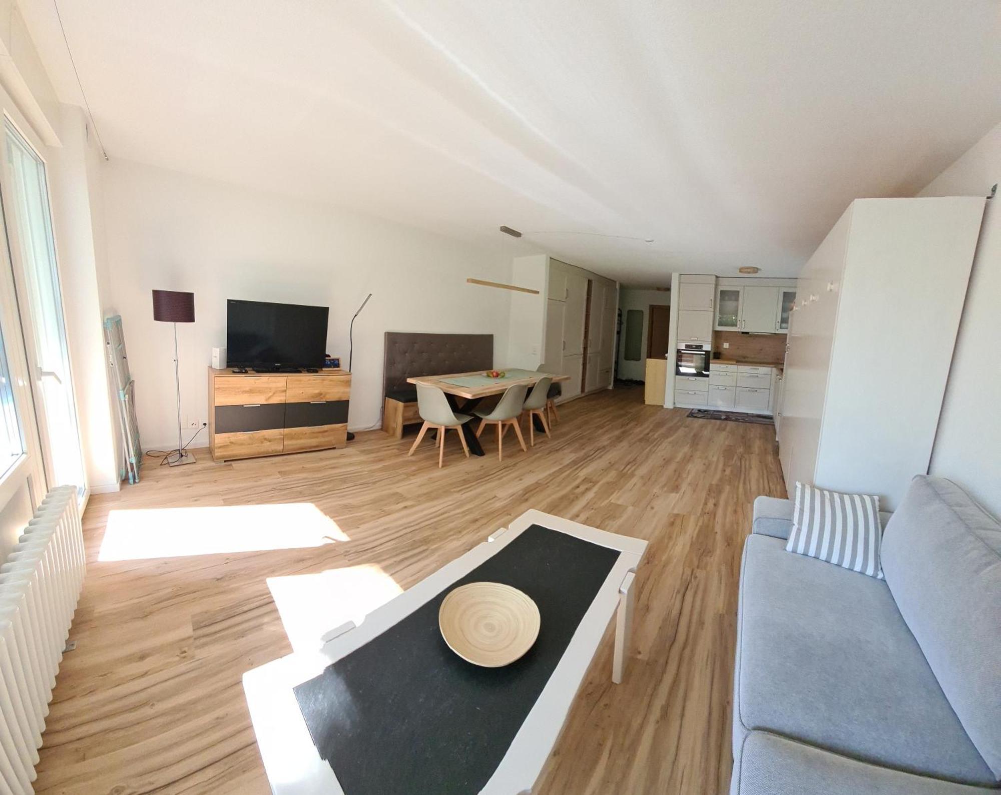 Apartments Haus Quelle Leukerbad Bagian luar foto