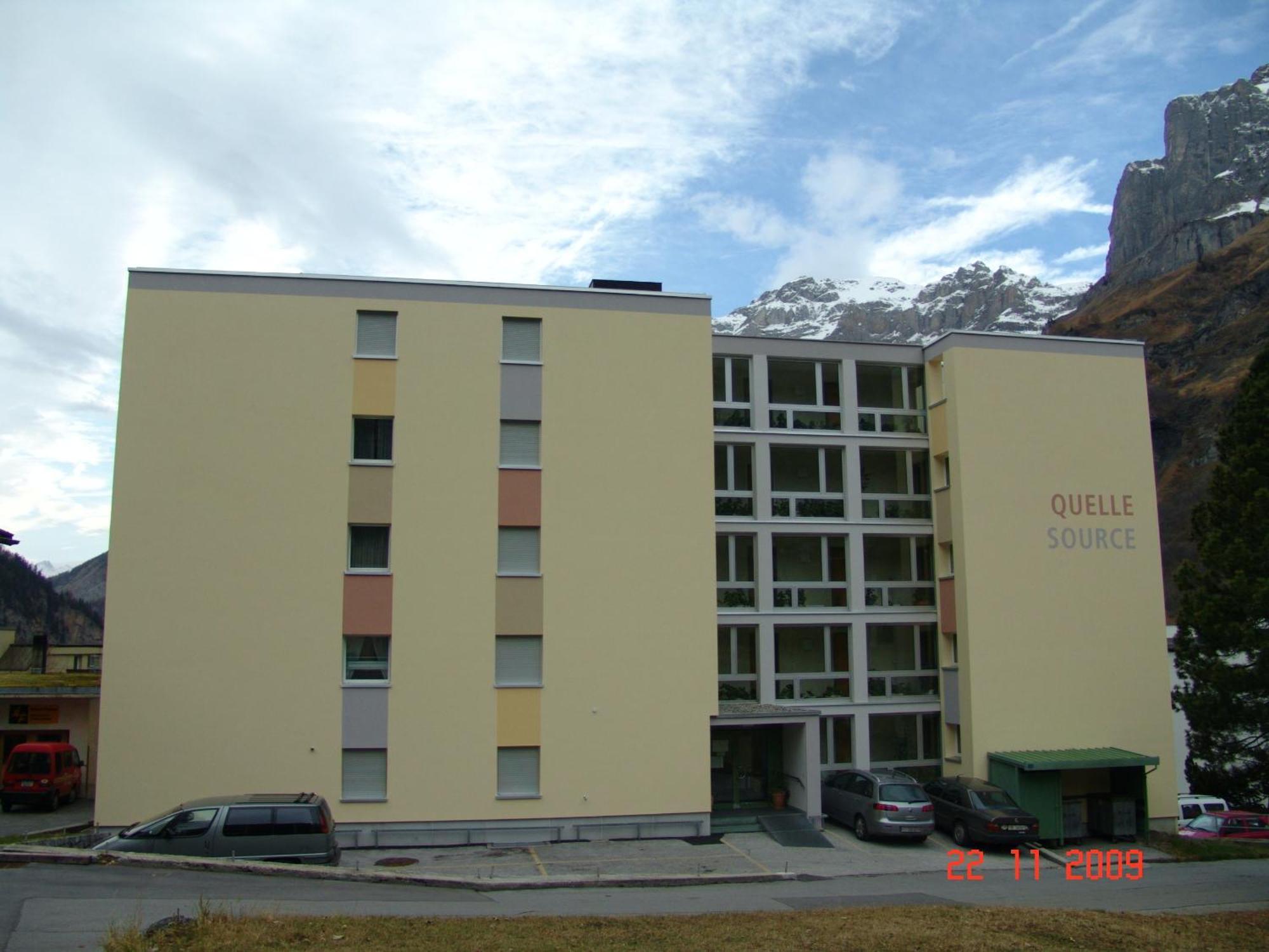 Apartments Haus Quelle Leukerbad Bagian luar foto